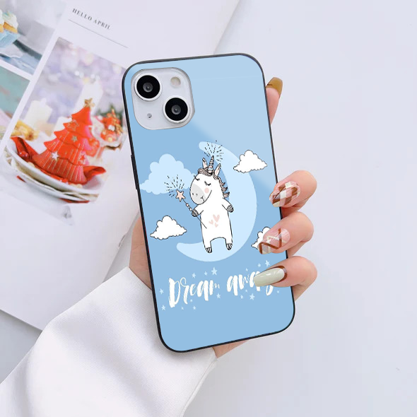 Dream Away Unicorn Glass Case