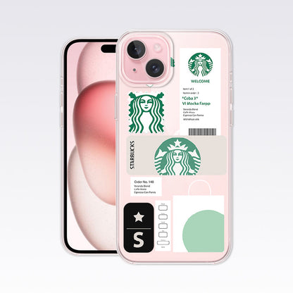 Starbucks Mocha Clear Silicon Cover