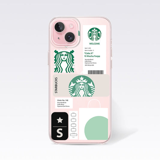 Starbucks Mocha Clear Silicon Cover