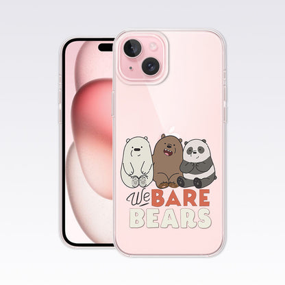 We Bare bears Clear Silicon Cover