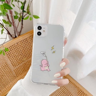 Cute Little Dragon Clear Silicon Case Cover