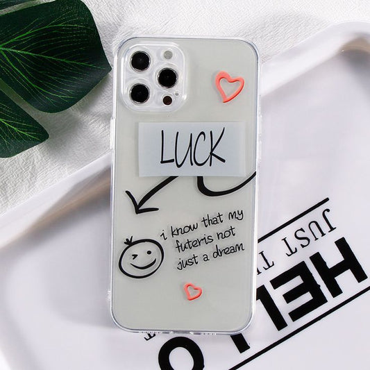 Luck Clear Silicon Case Cover