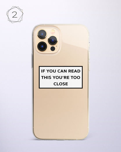 Aesthetic Life's Quote Clear Silicon Case Cover