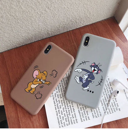The Tom And Jerry Slim Custom Name Case Cover Wiith Holder – Phone